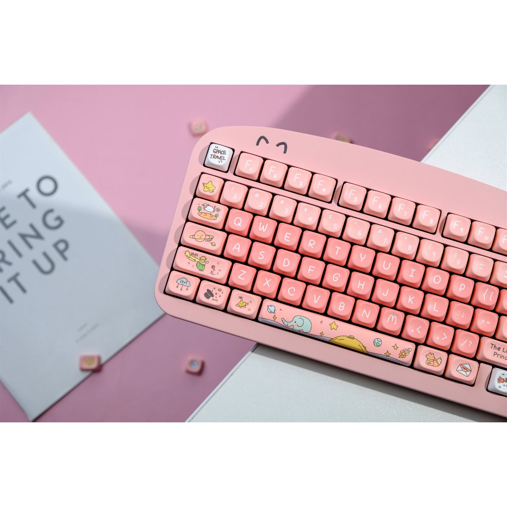 Keycaps Hoàng Tử Bé GMK, 126 Phím Keycaps MOA Profile DYE-SUB Keycaps GMK Cá Tính Cho Bàn Phím Cơ