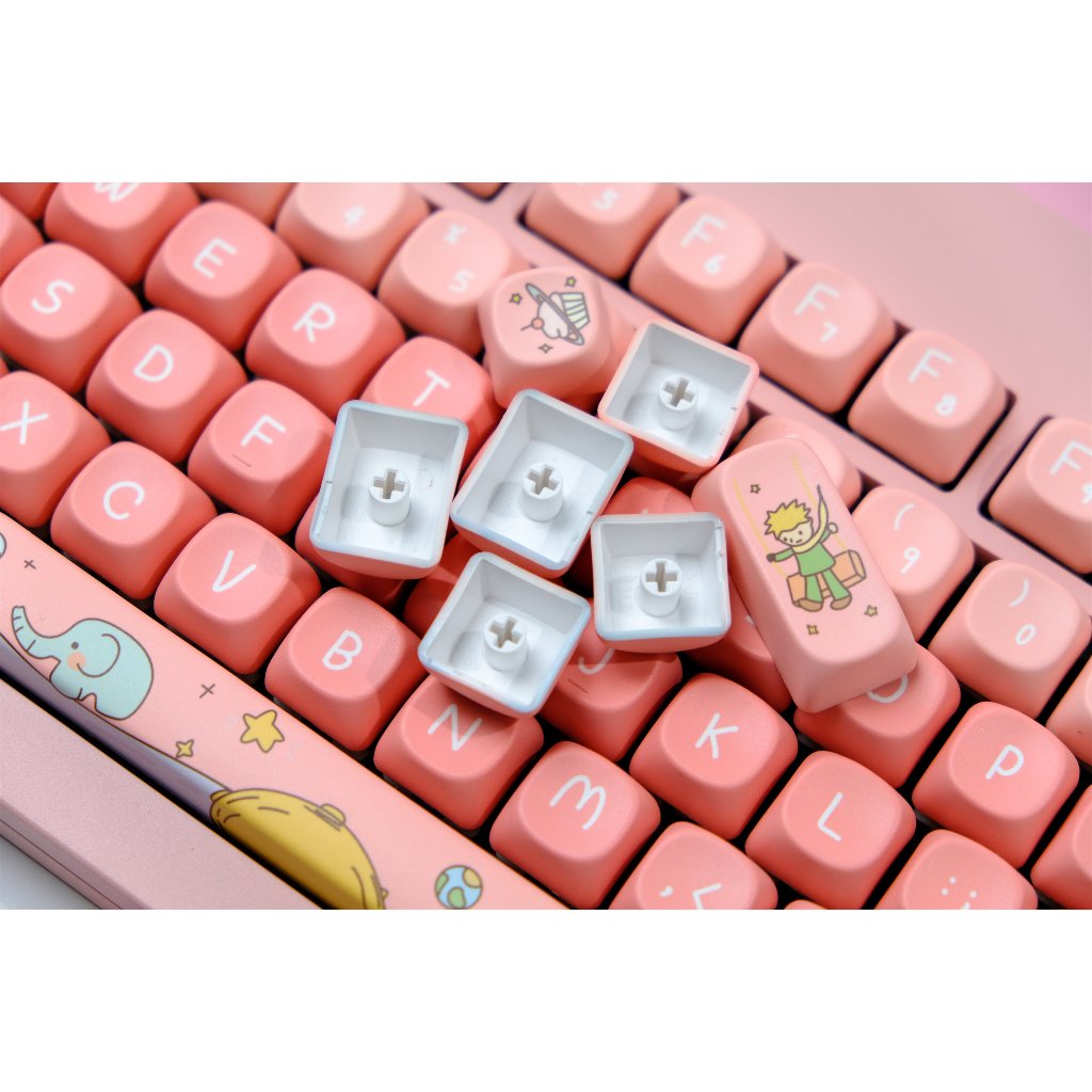 Keycaps Hoàng Tử Bé GMK, 126 Phím Keycaps MOA Profile DYE-SUB Keycaps GMK Cá Tính Cho Bàn Phím Cơ