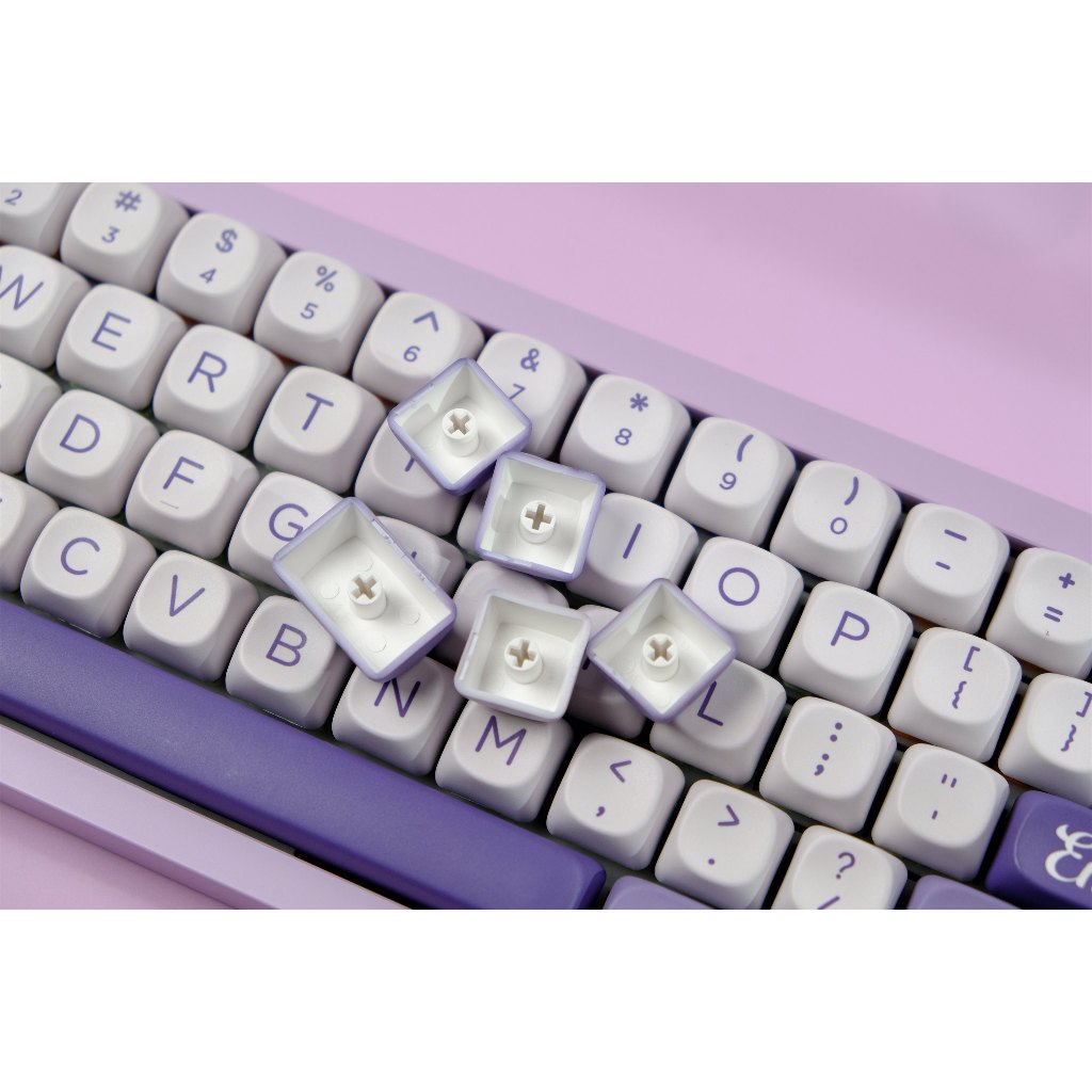 Keycaps GMK Ice Witch, 126 Phím Keycaps MOA Profile DYE-SUB Keycaps GMK Cá Tính Cho Bàn Phím Cơ