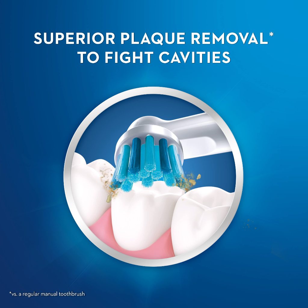 ORAL B Đầu Bàn Chải Đánh Răng eb10 Lông Mềm Xoay Được Làm Trắng Răng Họa Tiết Hoạt Hình disney Cho Trẻ Em
