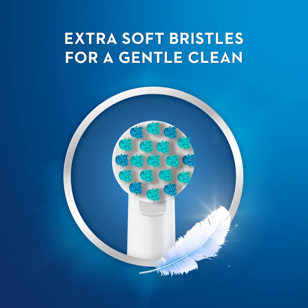 ORAL B Đầu Bàn Chải Đánh Răng eb10 Lông Mềm Xoay Được Làm Trắng Răng Họa Tiết Hoạt Hình disney Cho Trẻ Em
