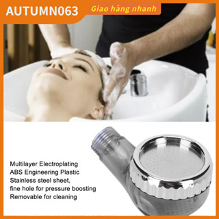 Đầu Vòi Hoa Sen Nhựa Lọc Bằng Thép Không Gỉ Phun Tăng Áp Tắm Cho Dầu Gội Ghế Giường Autumn063