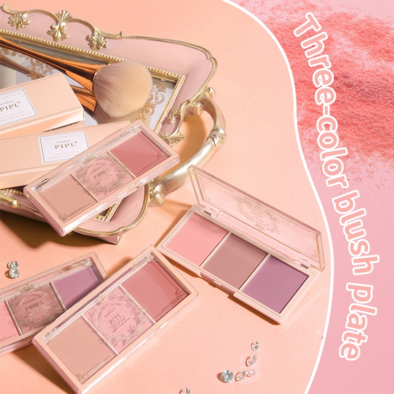 Phấn Má Hồng Derf 3 Màu rang điểm làm đẹp 50g