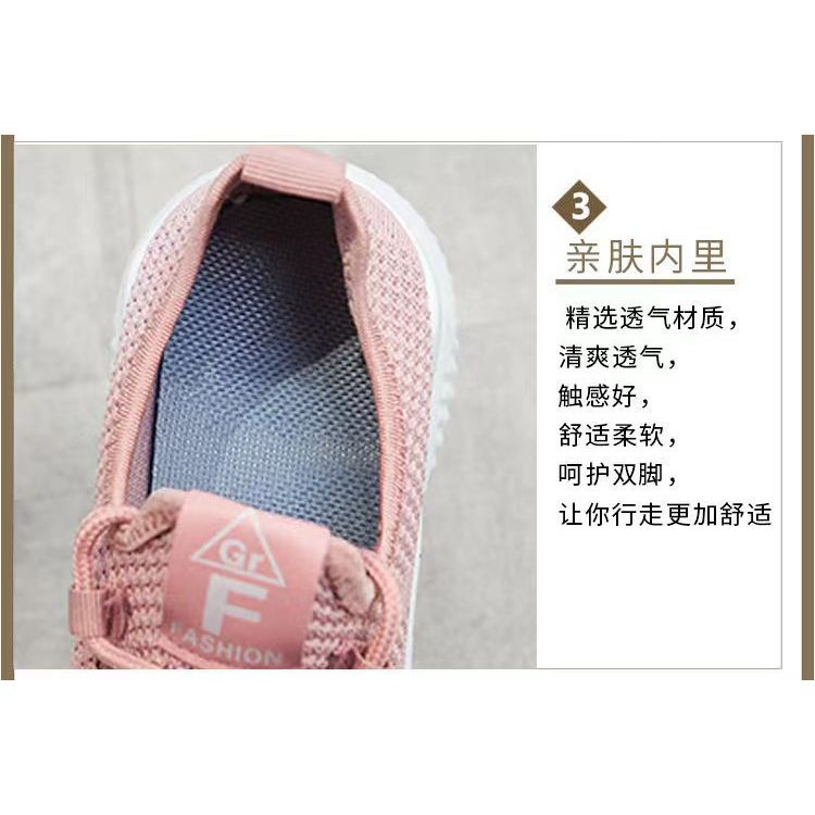 Giày Thể Thao Siêu Nhẹ Thoáng Khí Thoải Mái Thời Trang Cho Nữ