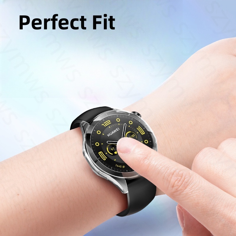 Khung pc Cứng Chống Sốc 46mm Bảo Vệ Cho Đồng Hồ Thông Minh huawei gt 4 46mm