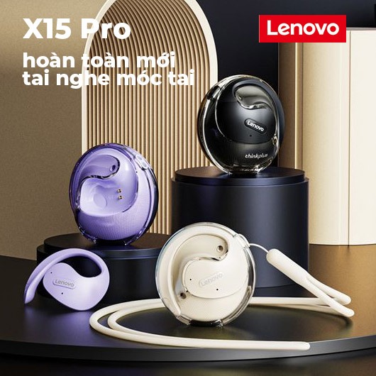 Lenovo X15 pro Tai Nghe bluetooth Thể Thao Có mic Chống Nước Âm Thanh hifi Sống Động Và Phụ Kiện
