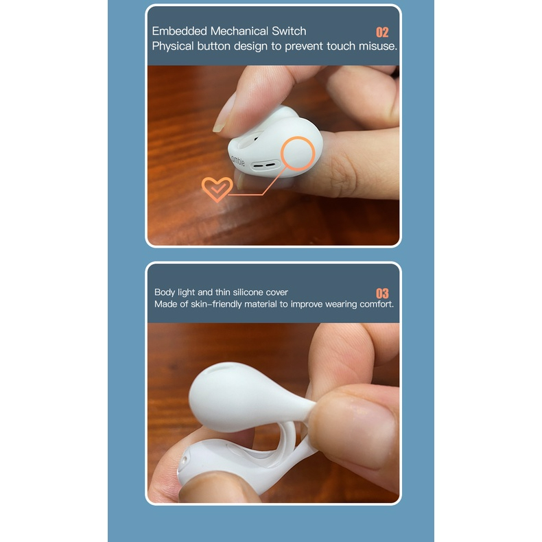 Ambie Tai Nghe Nhét Tai bluetooth Không Dây 1: 1