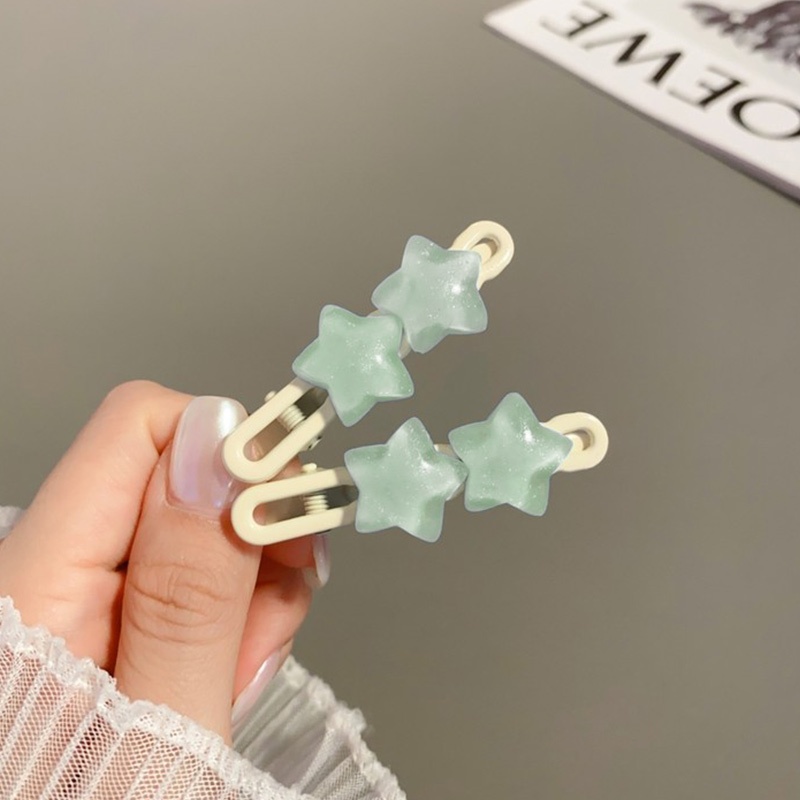 Miu🔮Kẹp Tóc Nữ Hình Ngôi Sao Ngọt Ngào Dễ Thương Y2K