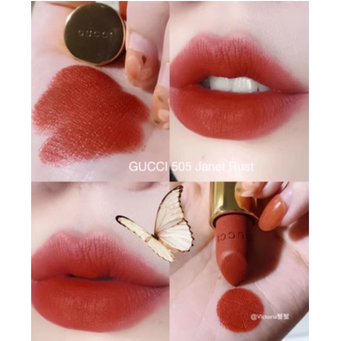 Gucci Son Môi Nhung Lì 3.5g 504 505 Tiện Dụng Chất Lượng Cao