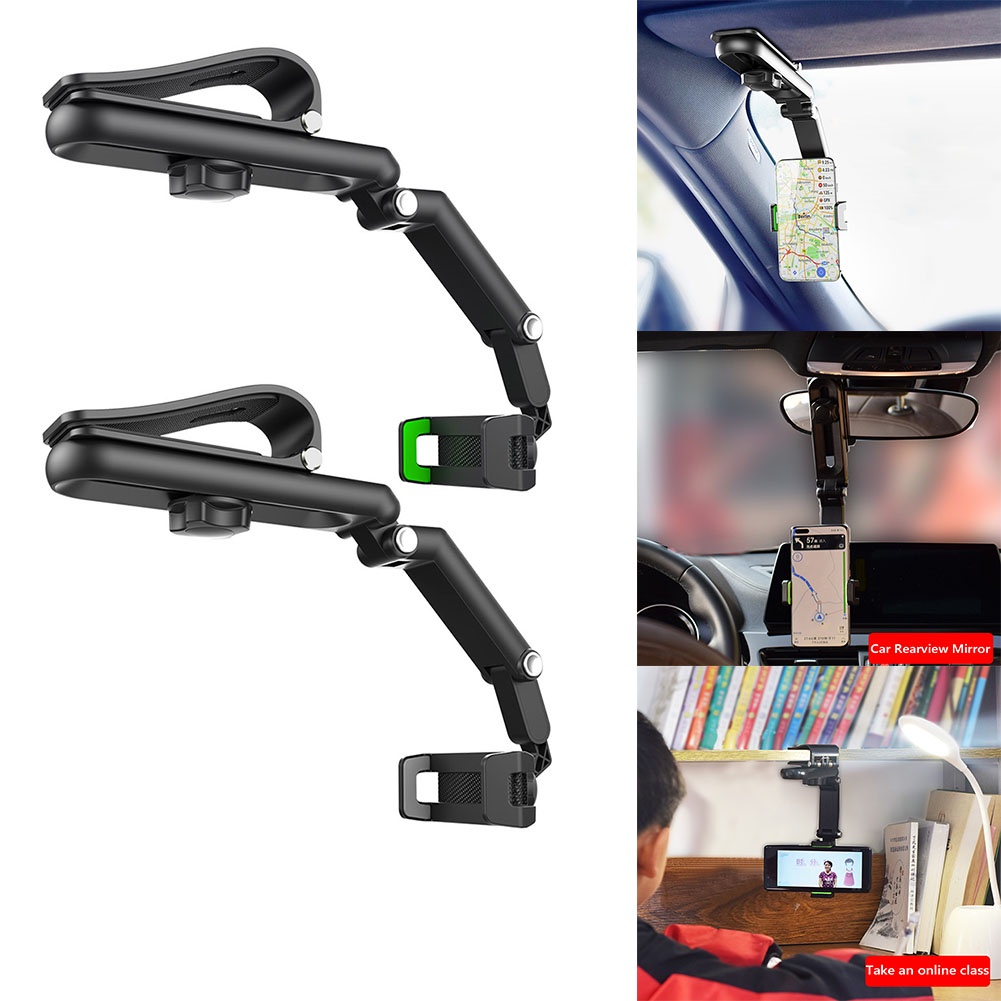 【Giao hàng 24 giờ⚡️】Giá Đỡ Điện Thoại Kẹp Tấm Che Nắng Xoay 360 Độ Thông Dụng Cho Xe Hơi2890044