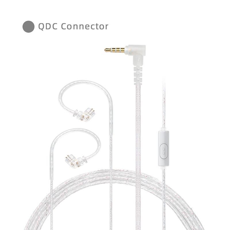 Jcally pj2 + Cáp Nâng Cấp 5n Không Oxy Mạ Bạc Với Micro Cho esx zs10 zst zsn edx pro