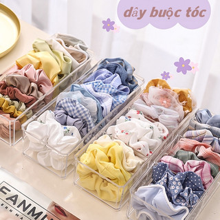 Set 10 dây cột tóc co giãn nhiều màu thời trang hàn quốc cho nữ
