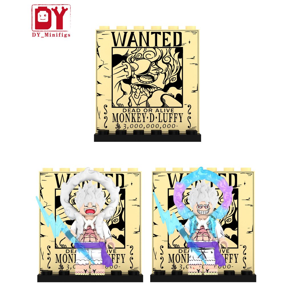 Mới Mô Hình Đồ Chơi Nhân Vật luffy gear Five: sun god nika dy624-625