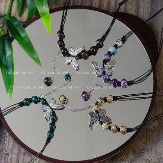 Vòng Cổ Mặt Bướm Phong Cách Dân Tộc Cổ Điển