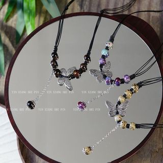 Vòng Cổ Mặt Bướm Phong Cách Dân Tộc Cổ Điển