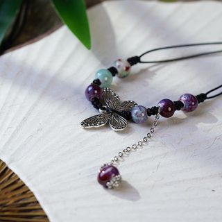 Vòng Cổ Mặt Bướm Phong Cách Dân Tộc Cổ Điển