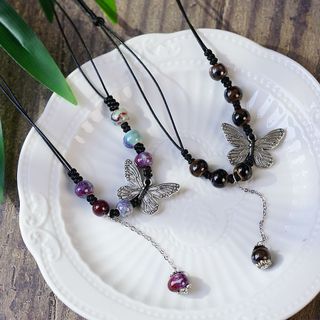 Vòng Cổ Mặt Bướm Phong Cách Dân Tộc Cổ Điển