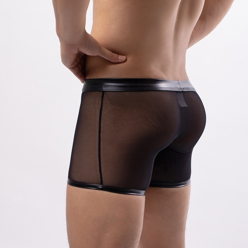 Quần Lót boxer Nam Dạng Lưới Có Nút Nhấn