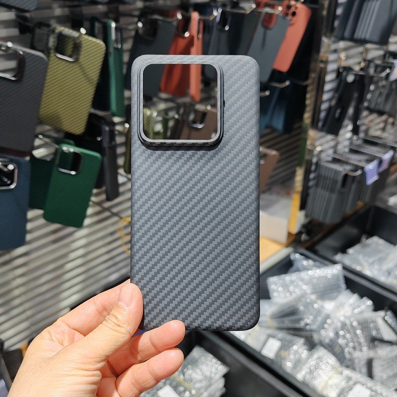 Ốp Điện Thoại Cứng Họa Tiết Sợi carbon Siêu Mỏng Sang Trọng Cho xiaomi mi 14 pro xiaomi mi 14