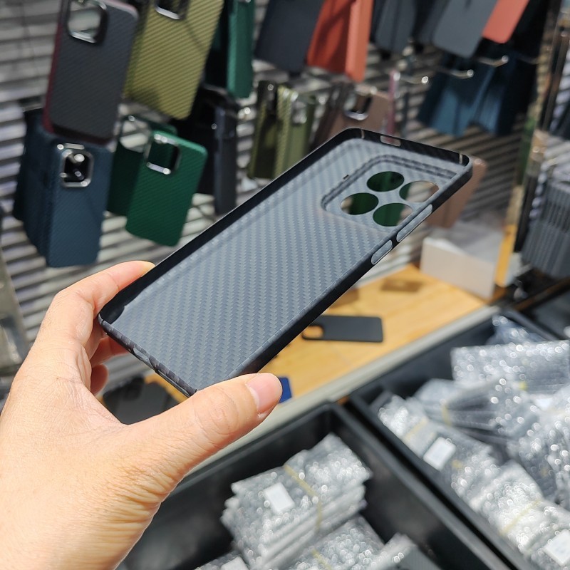 Ốp Điện Thoại Cứng Họa Tiết Sợi carbon Siêu Mỏng Sang Trọng Cho xiaomi mi 14 pro xiaomi mi 14