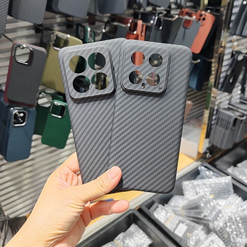 Ốp Điện Thoại Cứng Họa Tiết Sợi carbon Siêu Mỏng Sang Trọng Cho xiaomi mi 14 pro xiaomi mi 14