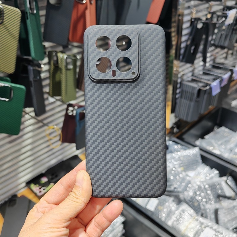 Ốp Điện Thoại Cứng Họa Tiết Sợi carbon Siêu Mỏng Sang Trọng Cho xiaomi mi 14 pro xiaomi mi 14