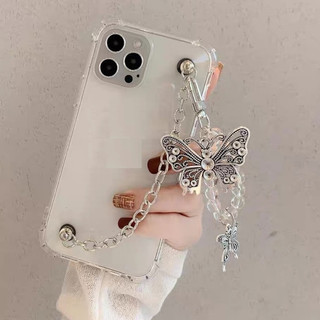 Ốp Điện Thoại tpu Dẻo Trong Suốt Họa Tiết Bươm Bướm Cho iphone 15promax 14promax 13 12 11 pro max x xr xs max 6 7 8 plus
