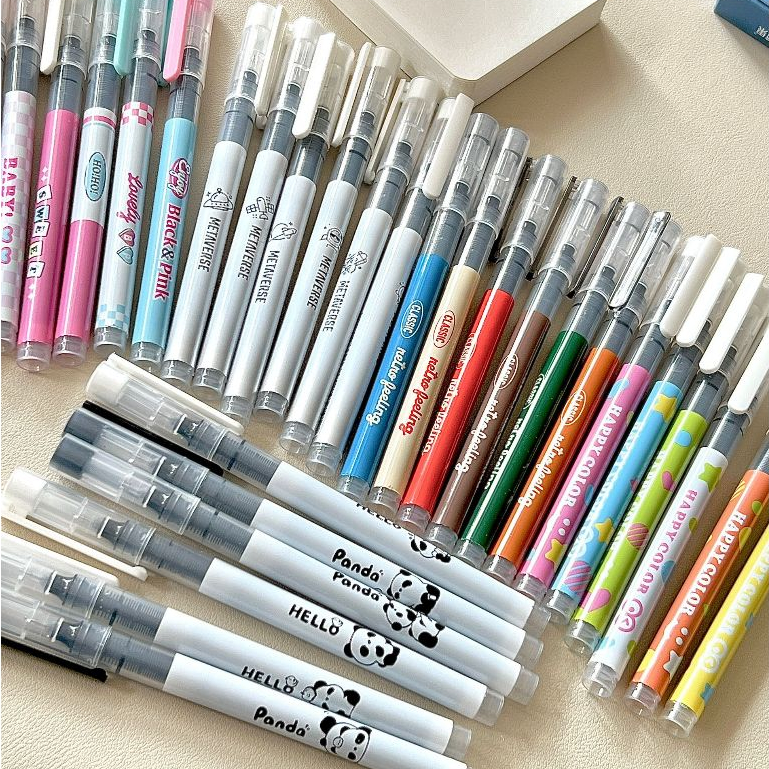 Ohaya Bộ 6 Cây Bút Lăn Dạng Lỏng Phong Cách retro Mỹ