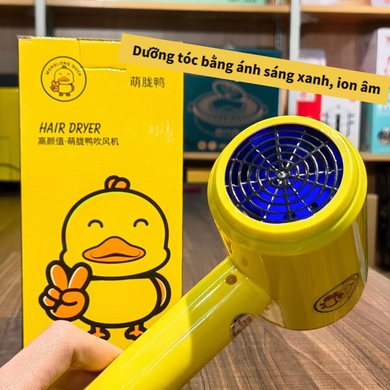 Máy Sấy Tóc Vịt Vàng  g. Máy Sấy Tóc ion Hình Vịt Dễ Thương Cho Bé