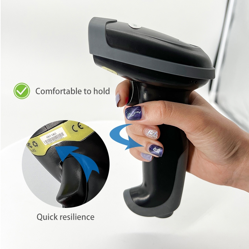 Máy Quét Mã Vạch laser 1d Cầm Tay Có Dây Đứng Tùy Chỉnh Giao Diện usb