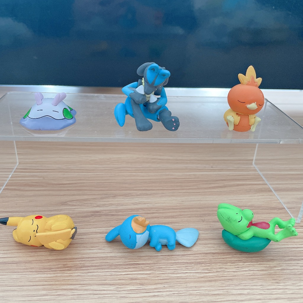 Set 6 Mô Hình Đồ Chơi Nhân Vật Hoạt Hình pokemon 4-6cm