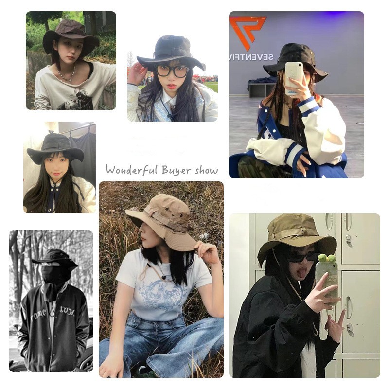 Nón tai bèo JETTING phối lưới chống tia UV thời trang đi biển