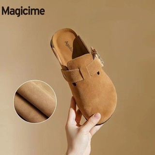 Magicime Dép Lười Đế Dày Thời Trang Mùa Đông 2024 Mới Cho Nữ
