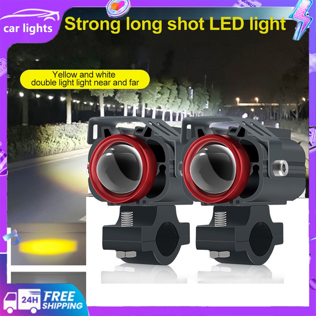 Đèn Pha led drl Ánh Sáng Trắng Chuyên Dụng Cho Xe Mô Tô