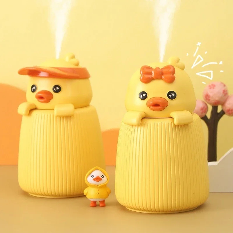 TAIDU Phim Hoạt Hình Máy Tạo Độ Ẩm Văn Phòng ổ Cắm Usb Hình Con Vịt Nhỏ Màu Vàng Dễ Thương Máy Khuếch Tán Hương Liệu