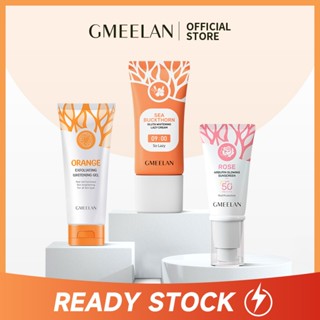 COMBO 3PCS Bộ Kem Chống Nắng Làm Trắng GMEELAN gel Tẩy Tế Bào Chết + Kem làm trắng da cho người lười biếng+ SPF 50 + + + Kem Chống Nắng Tất Cả Các Loại Da