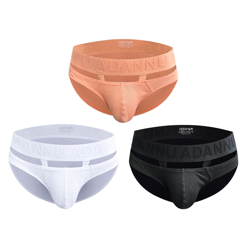 ORLVS Quần Lót Thể Thao cotton Lưng Thấp Mềm Mại Thoáng Khí Cho Nam ad792