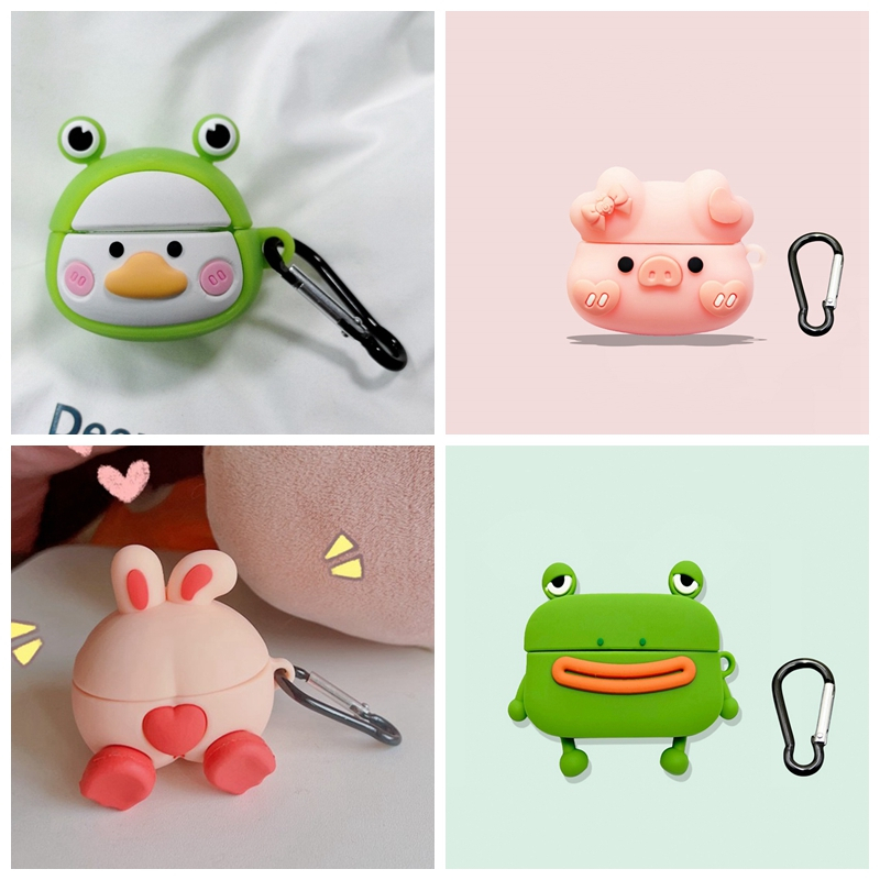 Hoạt Hình Dành Cho Baseus WM01 / WM02 Ốp Lưng Tai Nghe Bluetooth Dễ Thương Vỏ Silicon Cho Baseus WM0