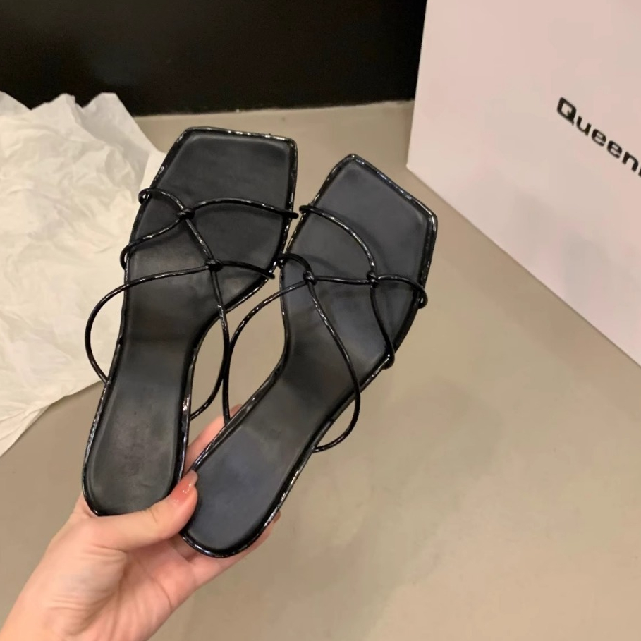 Aès dép sandal nữ đế cao giày cao gót nữ đi chơi giày sandal cao gót mũi hở 2023NEW mẫu mới 31z23072611 Độc đáo Comfortable Hàn Quốc Chic B24G0HJ 36Z230909