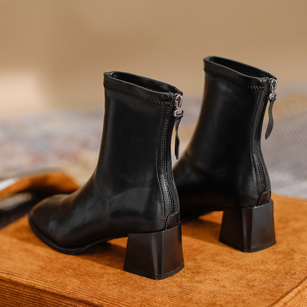 EDWENEGAINE giày nữ boot nữ 2023 HOTSALE Phong cách đường phố Pháp cổ điển 36Z230938