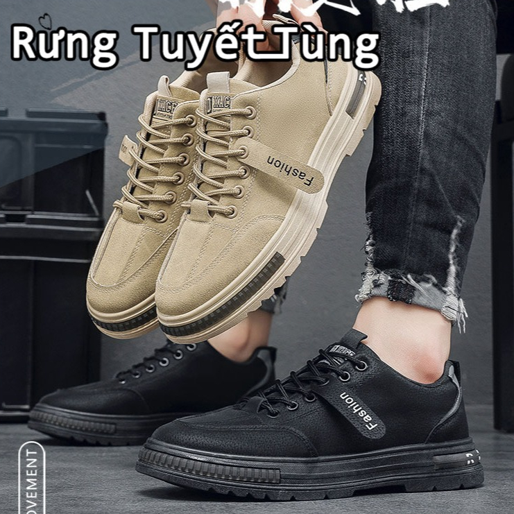 SHANMUSENLIN☘Giày Bảo Hộ Lao Động Ngoài Trời Chống Trượt Chống Mài Mòn Thoáng Khí Trọng Lượng Nhẹ Hợp Thời Trang Cho NamGiày nam Thể thao Thư giãn Thời trang
