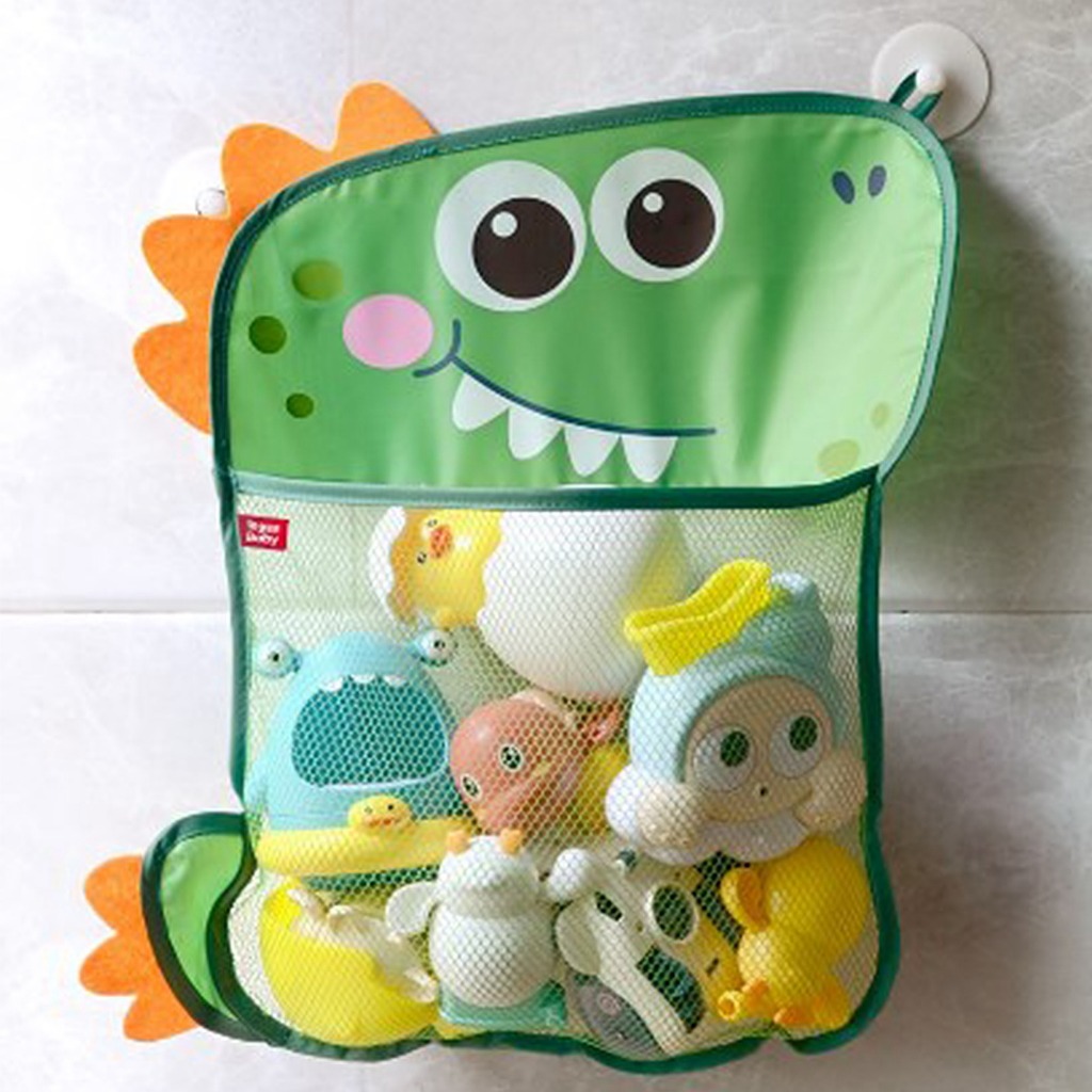 Phim hoạt hình treo lưới thoát nước công suất lớn tắm đồ chơi tổ chức với Sucker HDbabies