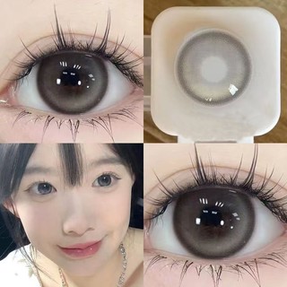 【1 Tháng】1 Cặp Kính Áp Tròng Irislens 1 Cặp k4 Màu Xám Thoải Mái Với Lớp Trang Điểm 14.5mm Có Thể Sử Dụng Trong