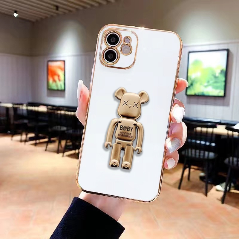 Bao Da Điện Thoại tecno pova 5 pro lh8n Viền Mạ Điện Kèm Dây Đeo