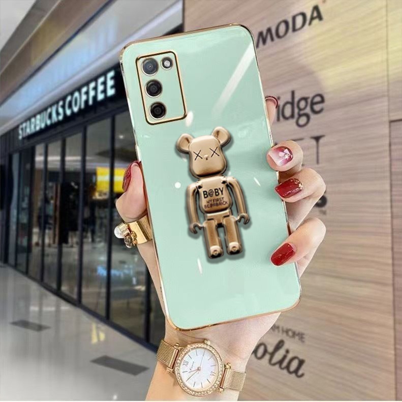 Bao Da Điện Thoại tecno pova 5 pro lh8n Viền Mạ Điện Kèm Dây Đeo