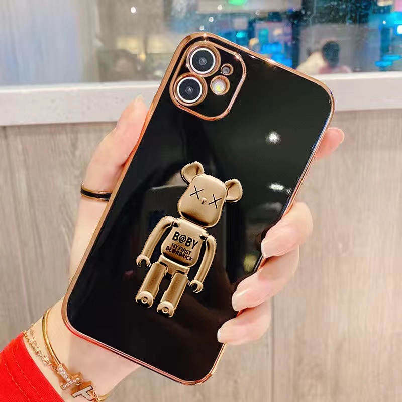 Bao Da Điện Thoại tecno pova 5 pro lh8n Viền Mạ Điện Kèm Dây Đeo