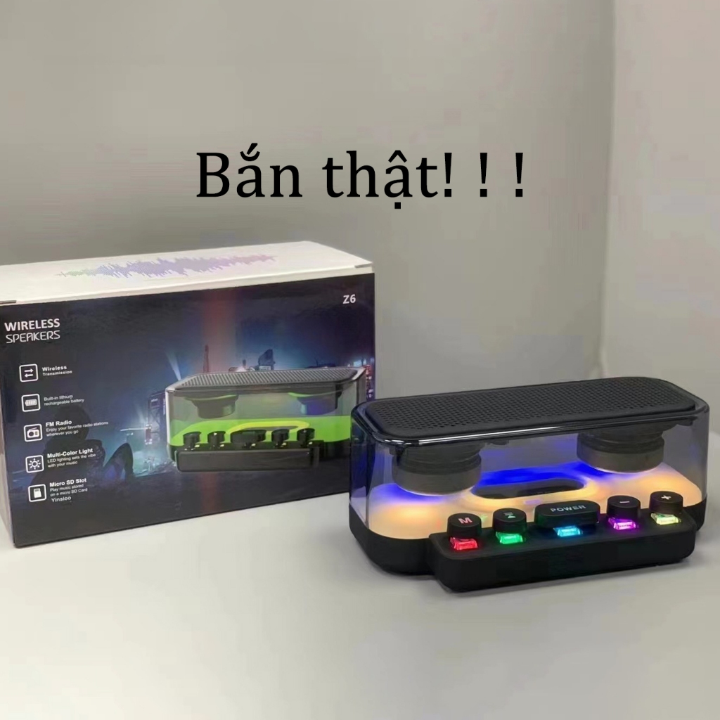 Mới Loa bluetooth Không Dây 3d Âm Thanh Siêu Trầm Chất Lượng Cao