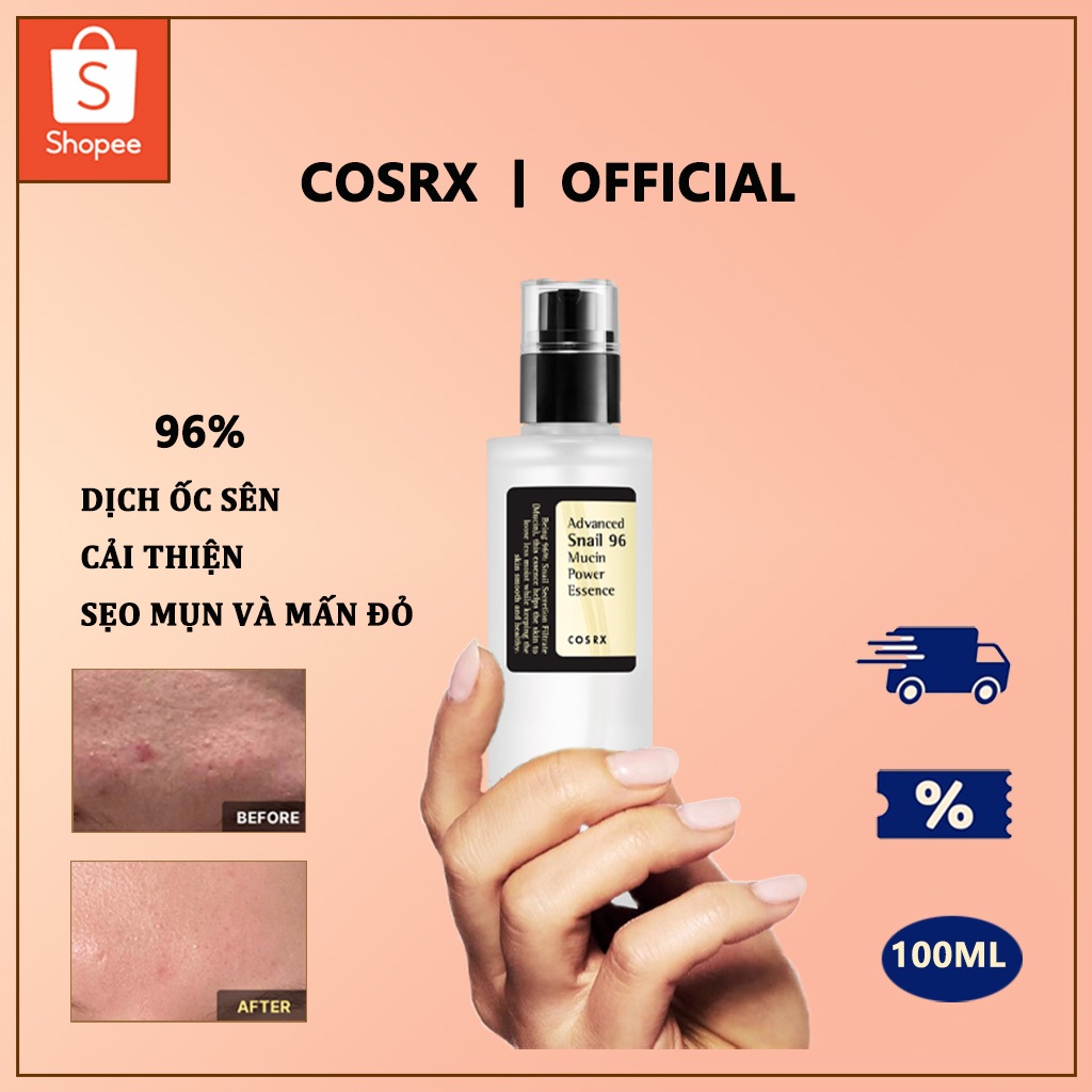 Tinh chất dưỡng da Sữa rửa mặt COSRX 96  - Advanced Snail Mucin Gel Cleanser hỗ trợ tái tạo dưỡng ẩm cho da