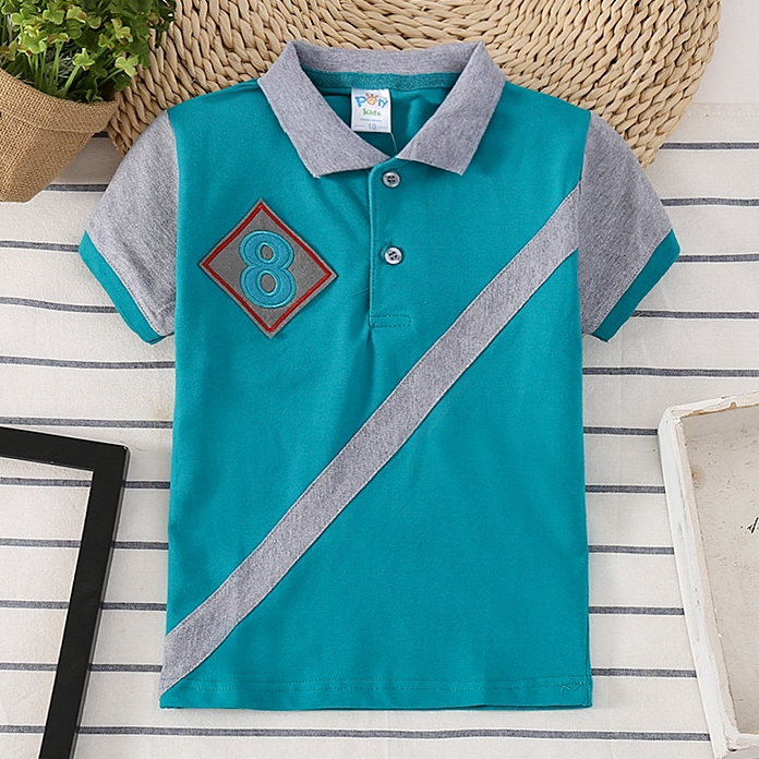 Áo Thun polo Chất Liệu cotton Thoải Mái Thời Trang Cho Bé Trai