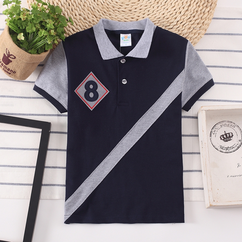 Áo Thun polo Chất Liệu cotton Thoải Mái Thời Trang Cho Bé Trai